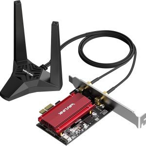 WAVLINK WiFi 6E AX5400M PCIe WiFi Crad, Tri-Band Intel AX210 Network