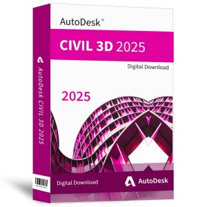AutoDesk CIVIL 3D 2025 – 1 Device and 1 Year (Digital Code)